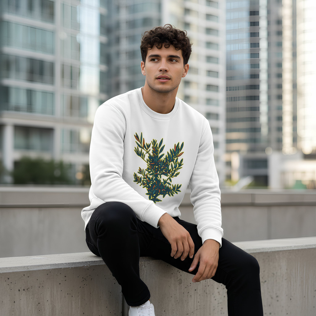 Sweatshirt Olive  Branch Collection Street Style